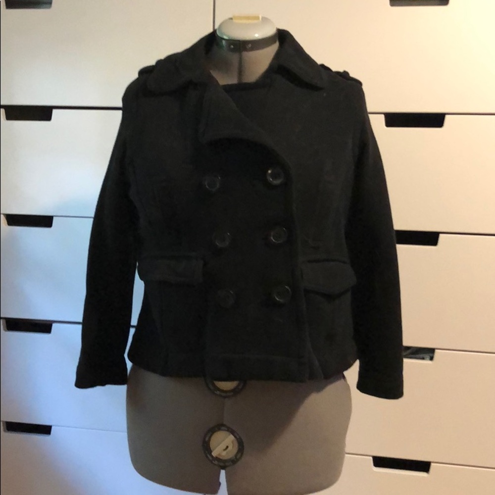 Pea Coat Jacket - Size L